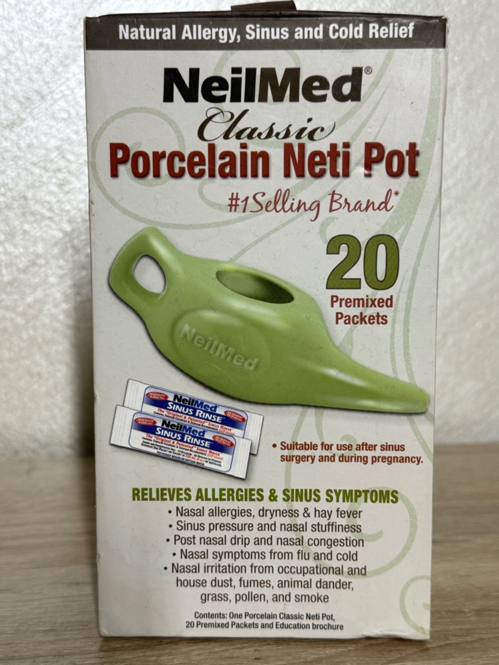 NeilMed Classic Porcelain Neti Pot